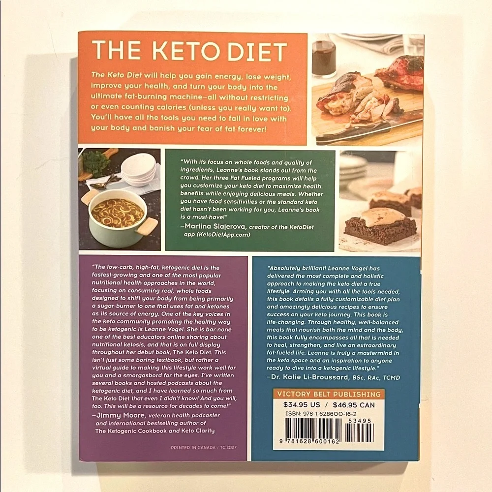 The Keto Diet Cookbook by -Leanne Vogel